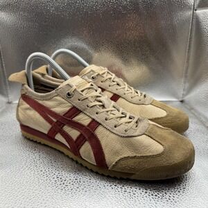 Size 6.5 Onitsuka Tiger 66 SD Mexico Beige Beet Juice Mens Shoes 1183C015